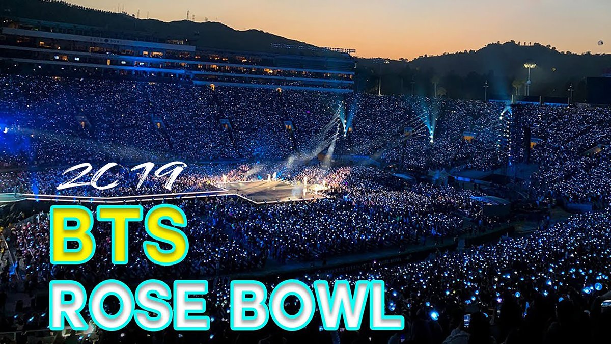 BTS Rose Bowl LA